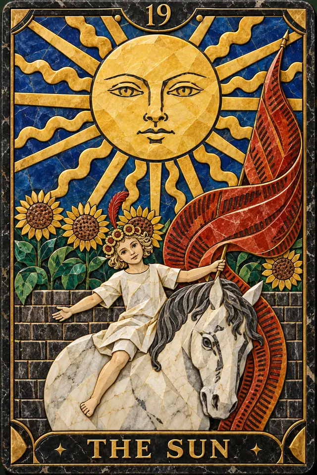 太陽のカード原画